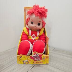 Just Play 2003 Rainbow Brite Red Butler Plush Doll IN PACKAGING WITH DVD